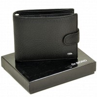 Мужской кожаный кошелек Dr.Bond M30-1 black