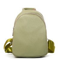 Женская кожаный рюкзак ALEX RAI 2058-9 olive