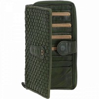 Женский кожаный кошелек Ashwood D84 Green