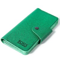 Кожаный зеленый кошелёк BOGZ «Мадлен» p19m31s6
