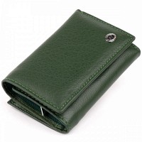 Женский кожаный кошелек ST Leather 19332 Зеленый