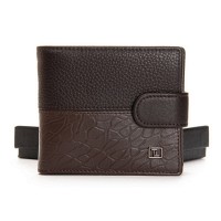 Мужской кожаный кошелек BE BRETTON 408L brown mix