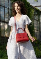 Женская кожаная сумка Ester красная TW-ESTER-RED