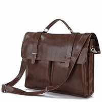 Мужской кожаный портфель Vintage 14208