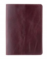 Обложка-органайзер для документов из кожи HiArt AD-01 темно-фиолетовая