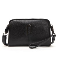 Женский молодежный кожаный клатч ALEX RAI 99084 black
