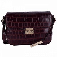 Женская кожаная сумка Ashwood C50 Bordo (Бордовый)