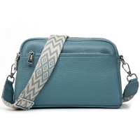 Женская кожаная сумка ALEX RAI 8960 l.blue