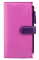 Женский кожаный кошелек Visconti rb100 berry m