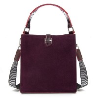 Женская замшевая сумка ALEX RAI 9701-1 bordo