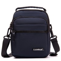 Мужская небольшая сумка через плечо и пояс Lanpad 82077 blue