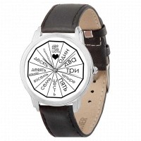 Наручные часы Andywatch «Letters style» черные AW 142-1