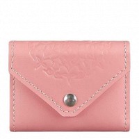 Кожаный кард-кейс BlankNote 3.0 розовый с мандалой bn-kk-3-pink-peach