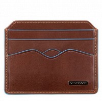 Кожаный картхолдер Visconti alp83 it brn