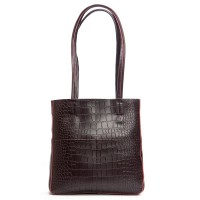 Женская кожаная сумка ALEX RAI 9384-1 bordo