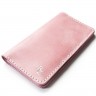 Женское портмоне ручной работы из кожи BOGZ Long CH Pink P48M44S4